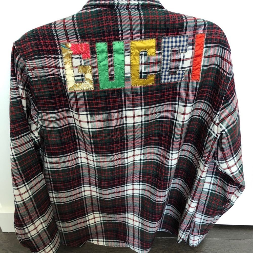 Gucci check flannel shirt